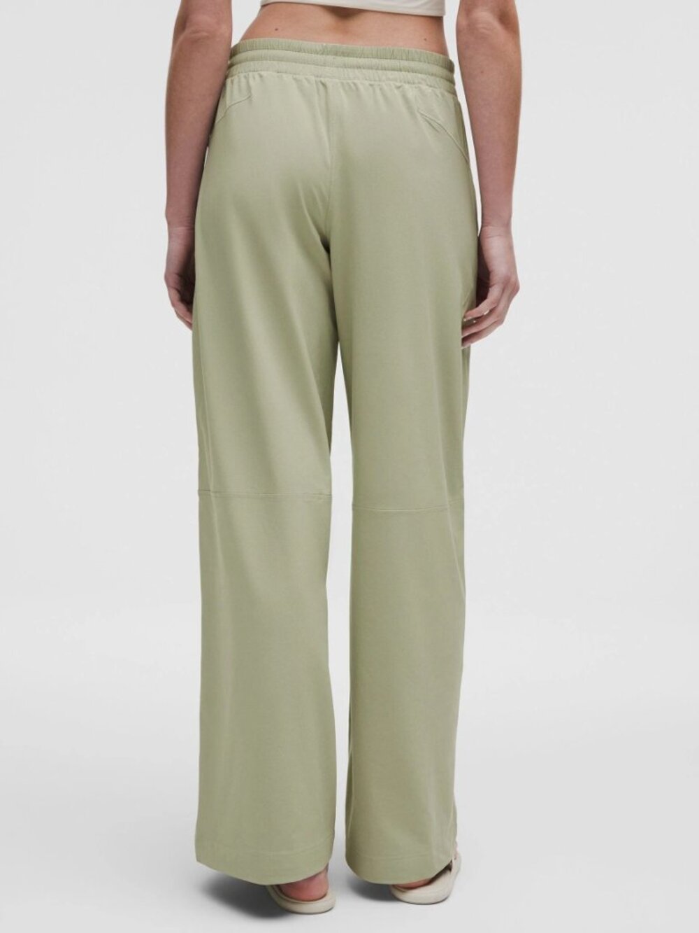 LuluLemon, Swift Mid-Rise Wide-Leg Pant, Size 6, Color: Fog Green - Picture 4 of 16